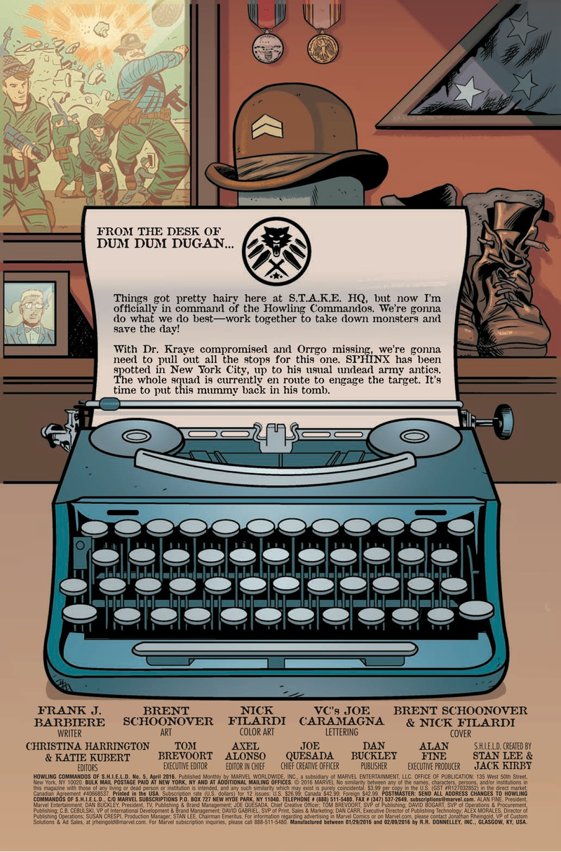 Illustration for article titled Exclusive Marvel preview: Monsters save the day in Howling Commandos #5